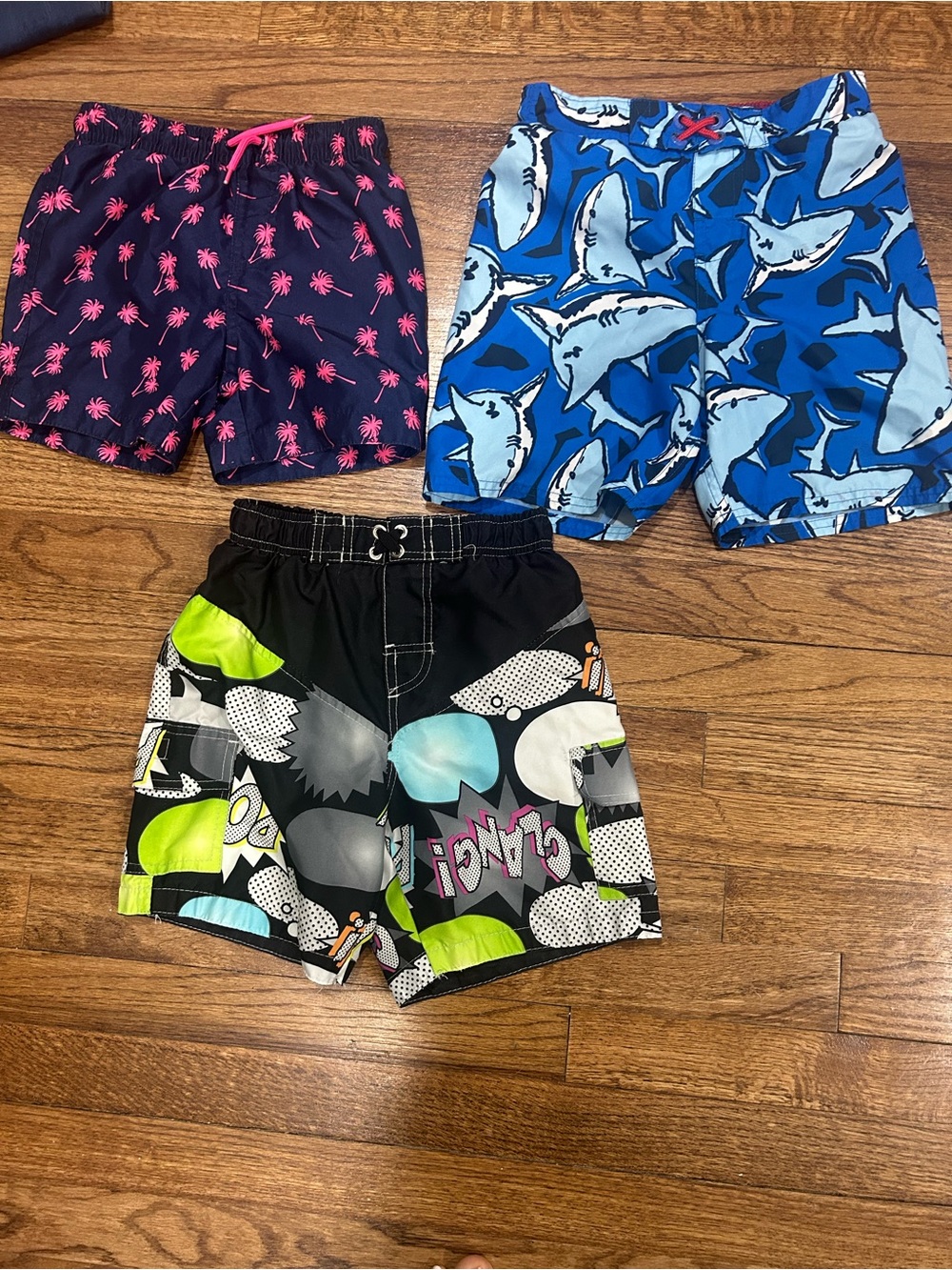 Kids swim shorts 3 pcs -size 4/5